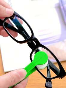 5pcs Ultra-Fine Fiber Portable Eyeglass Cleaning Brush - Multifunctional Sunglasses Portable Cleaning Tool, Scratch-Free Wiping, Visual Perfect Accessory, Daily Use Essential, Women's Eyewear Accessories