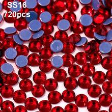 SS6 2mm-SS12 3mm，1440颗/包；SS16 4mm，720颗/包；SS20 4.8mm，360颗/包；SS30 6.4mm，288颗/包；圆形平底玻璃水晶水钻，多色水晶宝石，DMC热熔珠，适用于DIY美甲、服装、包包、鞋子、工艺品、闪亮美甲贴纸装饰