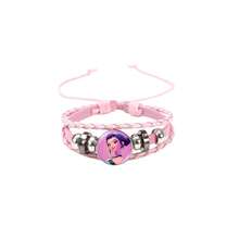 1 st K-POP tjejgrupp häxtema rosa armband, anime-merchandisepresent till tjejer - Multifärgad - Visa 3