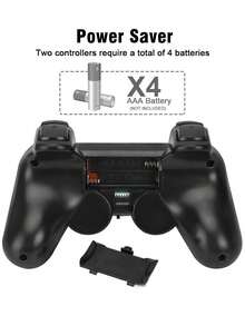 1 zestaw domowej konsoli do gier, wbudowane 40 000 klasycznych gier retro, 12 emulatorów PS1/FC, możliwość podłączenia do telewizora, obsługa dwóch bezprzewodowych kontrolerów, joystick HD Retro Arcade, mini kontroler do gier, odpowiedni do rozrywki rodzinnej, imprez i interakcji ze znajomymi - Wielokolorowe - Zobacz 10