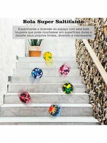 EstiloTendenciaSuper Bouncy Ball Moon Hole - Pelota Antiestres De Espuma De Alta Rebote Para DescompresióN, Entrenamiento AtléTico Y Juguete Deportivo PUCalidad PremiumVersióN Mejorada - Serie Mosaico - Ver 3