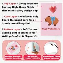 Valentines Day Card For Husband Wife Boyfriend Or Girlfriend Cute Capybara Valentine Gift For Him Or Her - WY505 - 查看 6