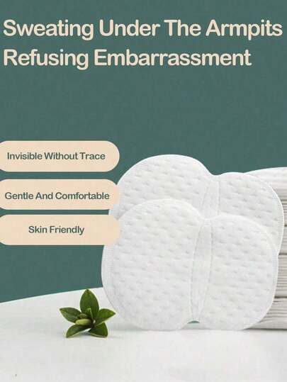 Underarm Sweat Pads, Anti-Sweat Deodorant, Long-Lasting And Effective Antiperspirant, Suitable For Travel, Sports, Outdoor, Summer Stickers. Back To School Supplies, Body Care Tools, Men's And Women's Body Care Summer Cooling,Beach,Travel HSQD