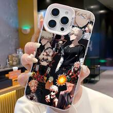 Funda para teléfono con diseño de joven aventurero y explosiones. Compatible con fundas para teléfonos ,  17,  16 Pro Max,  15 Pro Max,  13 y  12. Fabricada en TPU, ofrece protección contra golpes y caídas. Un regalo ideal para familiares, amigos, parejas, novios/novias y para San Valentín. - Plateado - Ver 6