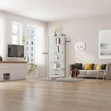 5/10 Compartments Simple Bathroom Organizer, Space-Saving Bathroom Cabinet With Adjustable Shelves, Easy Assembly Storage Organizer For Bathroom - Nhiều màu - Xem 12