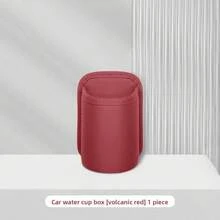 Portavasos de cuero PU para puerta de coche, caja de almacenamiento, organizador Universal para respaldo de asiento, estante para bebidas para vehículo, soluciones de almacenamiento Interior de coche VGQI - Traje de baño de una pieza marrón - Ver 2