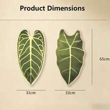 1 Tấm cào móng cho mèo treo tường hình lá cây xanh thời trang, chất liệu sisal tươi mát và tự nhiên, trang trí hình lá cây, chống trầy xước, không rụng lông, sử dụng được cả làm tấm cào và thảm, hình lá cây nhiệt đới. - 65*33 - Xem 3