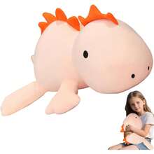 ¡RecomendadoPeluches para Gatos,Peluches para Gatos Sushi,Cojines De Peluche para Gatos,Peluche Blando,Juguete De Felpa Suave para Niños Y Niñas(Gato blanco-40CM)¡Top de Temporada - Dinosaurio rosa-60CM - Ver 1