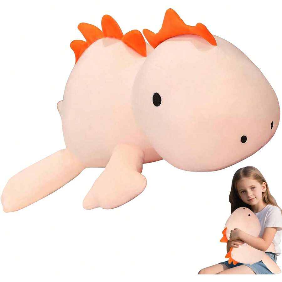 ¡RecomendadoPeluches para Gatos,Peluches para Gatos Sushi,Cojines De Peluche para Gatos,Peluche Blando,Juguete De Felpa Suave para Niños Y Niñas(Gato blanco-40CM)¡Top de Temporada - Dinosaurio rosa-60CM - Ver 1