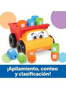 TendenciaLearning Resources Tony The Peg Stacker Dump Truck, Camión de Juguete para Motricidad Fina, Preescolar, 10 Piezas, 18 MesesCalidad premium - camión - Ver 5
