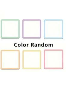 12张可重复使用的磁性便签纸，4x4英寸 - 返校季版 - 可擦写标签，适用于白板、冰箱、储物柜 - 非常适合办公室、教室整理和家庭提醒 - 彩色 - 查看 12