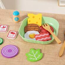 Kids DIY Salad Toy Set, Food Recognition & Ingredient DIY Salad Toy Combination, Suitable For Boys And Girls Pretend Play Toy Gift, Birthday Gift, Children's Day Gift - Multicolor - View 7