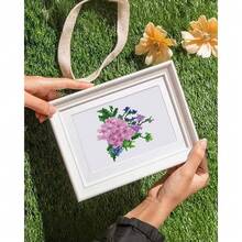 PeakLuv 12 Pcs Mini Diamond Art Kits Flowers, Plant Small Diamond Painting Kits For Adults Beginners, DIY Square Drill Flowers Small Gem Art 1-Hour Painting For Home Desktop Decor, 6X7in - 花朵2 - 查看 10