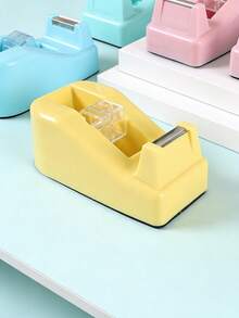 1个带加重防滑底座的桌面胶带座，适用于办公室、工艺品制作、艺术项目、剪贴簿、学校、礼品包装和包裹递送 - 彩色 - 查看 8