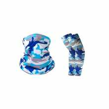 多功能头带/颈套，防紫外线，适合骑行、摩托车、滑雪 - 包括面罩和冰丝袖套