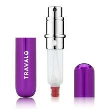 Travalo Classic HD Perfume Atomizer - Leak-Proof And TSA Approved For Air Travel - Reusable, Airtight, Easy-Fill Mini Pump Sprayer - Lightweight, Elegant Design W\/Volume Window - Purple 0.17oz - ColorE - 查看 3