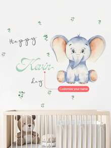 Hình dán tường chữ tùy chỉnh, hình dán tường gấu bông trên mặt trăng, hình dán tường vẽ mây và sao hoạt hình, hình dán tường tự dính có thể tháo rời cho phòng trẻ em, phòng ngủ, phòng học, phòng khách, trường học, hành lang. - Nhiều màu - Xem 2