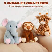 ¡RecomendadoNAYOOH Peluche Perezoso - Serie Animales del Bosque, Animal de Peluche Suave 30 cm, Juguete Educativo, Regalo Perfecto para Bebé, Niña, Niño¡Top de Temporada - Jirafa - Ver 10
