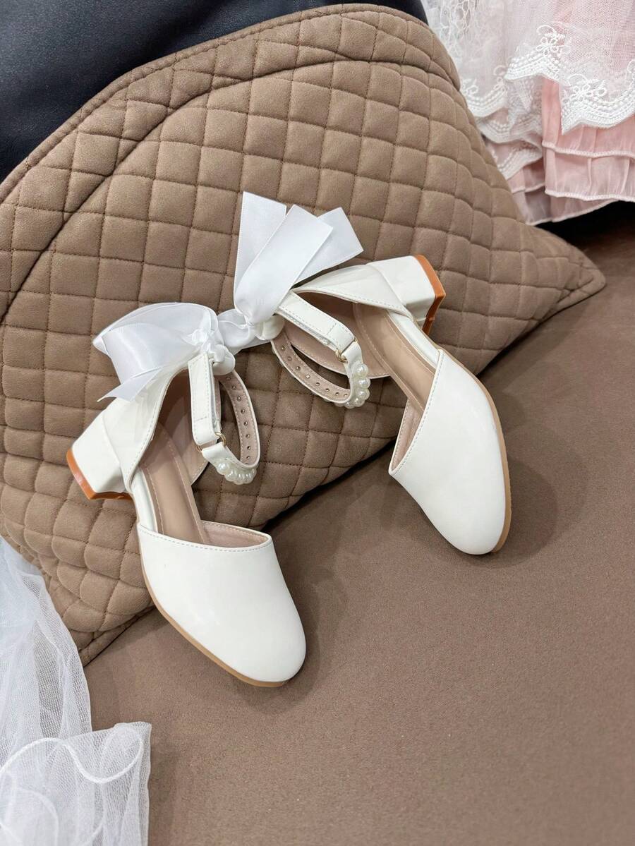 Zapatos de vestir de princesa para niñas, zapatos de tacón alto para niños, diseño versátil para actuaciones de niñas pequeñas