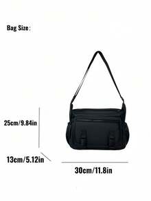 2026 New Men's Large-Capacity Crossbody Bag & Multi-Functional Shoulder Bag And Versatile, Lightweight Yet Roomy With A Multi-Pocket Design. Internal Structure: Inner Zipper Pocket, Phone Pocket, ID Pocket, Shockproof Compartment. - Multicolor - View 11