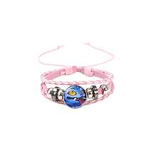 1 st K-POP tjejgrupp häxtema rosa armband, anime-merchandisepresent till tjejer - Multifärgad - Visa 10