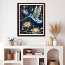 EMIEAUFG Diamond Art Kits For Adults, Hummingbird And Flower Diamond Painting Kit For  And Beginners, 5D Round Full Drill Craft, Home Wall Decor 12\ X 16\ - SR64 - 查看 3