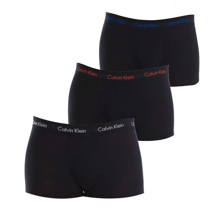 Calvin Klein Confezione da 3 Boxers Slip a vita bassa U2664G per uomo - Rosso - Visualizzare 1