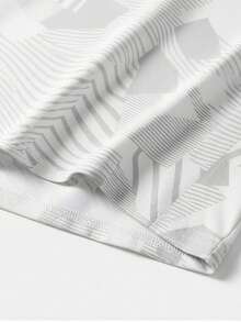 男士户外运动T恤，休闲宽松短袖上衣，适合春夏穿着，舒适透气，适合跑步、健身、网球、高尔夫、曲棍球、骑马等运动。 - 白色 - 查看 4