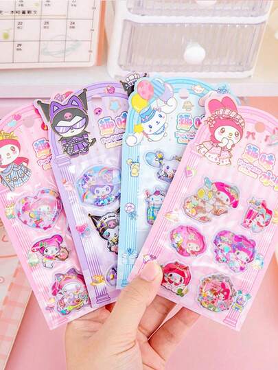 1pc Random Water Wiggler Sticker, Suitable For DIY Decorating Phone Cases, CDs, Etc.