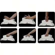 一体式咏春拳壁挂沙袋 | 重型武术训练沙袋，带坚固底座和挂环，耐用拳击和踢腿沙袋，拳击靶/拳击墙靶/手靶铁掌沙袋 - 彩色 - 查看 9