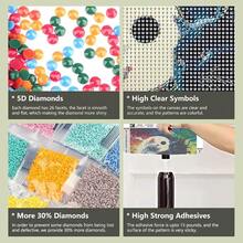 AMORARS Cat Diamond Painting Kit For Adults, 5D Tai Chi Cat Diamond Art Beginners - DIY Full Diamond Dot Gem Art Paintings, Suitable Gifts, And Home Decoration Crafts,12x12Inch - 8 類 - 查看 5