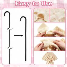 Old Lady Wig Costume Women, Gray Hair Grandma Wig, Granny Cosplay Accessories Set Days Of School Costume - Xám - Xem 5