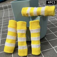 4件套宠物狗护肘，2个前腿支撑带和2个后腿支撑带，护肘带，护腿带，透气弹力针织宠物防护袜