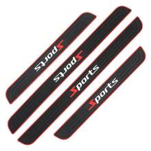 4PSC Car Threshold Bar Anti-Stepping Sticker General Modified Pedal Decorative Strip Anti-Scratch Bumper Door Border Border Collision Sticker - Four-piece Foot Pad Set - View 3