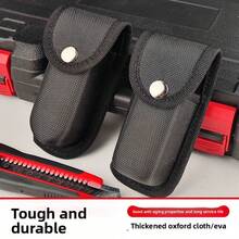 1个黑色刀鞘折叠刀钳包，带尼龙腰带环口袋，可携带收纳，带手电筒支架，可作腰包使用。 - 彩色 - 查看 5