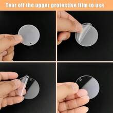 5 Pack Acrylic Disc Blanks, 4 Inch Clear Acrylic Round Disc With Holes For Crafts DIY Keychain Holiday Decorations - 2 Inch-10 - View 6
