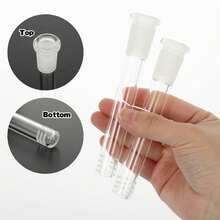 1pc 12.5cm Length High Borosilicate Glass Tube, Handmade And Reusable