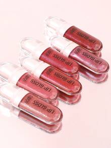 USHAS Glitter Lip Gloss, Long-Lasting Moisturizing Non-Drying, High Pigment Shimmery Lip Tint In Red, Pink And Nude Shades, Creates Mirror-Like Glossy Lip Makeup, Perfect Gift For Christmas And Valentine's Day - #03 - View 8