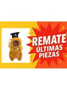 EstiloPeluche De Capibara Graduado, Con Birrete Y Banda De GraduacióN, Regalo Para Ceremonia, Capibara MuñEco GraduacióNVersióN Mejorada - 1 - Ver 3