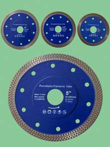 Stone Cutting Blades, Tile Cutting Blades, Glass Cutting Blades, Alloy Wood Panel Angle Grinder Cutting Blades, Brazed Flange Flat Grinding Cutting Discs, Diamond Saw Blades, Sharp And Durable, High-End Craftsmanship, Easy To Use - Multicolor - View 2