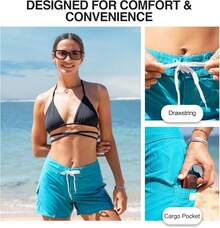 Kanu Surf Women's Breeze BoardshortA Valentine's Day RIHB - Hải quân - Xem 2