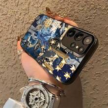Funda para teléfono Celestial Hands Moon Stars compatible con  17,  16 Pro Max,  15 Pro Max,  13 y  12 Resistente al agua, a caídas y arañazos Una gran opción para familiares, amigos, amantes, novios/novias y regalos de San Valentín. - Negro - Ver 6