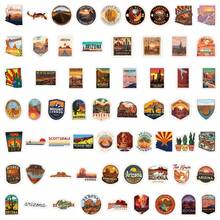 61张亚利桑那州贴纸套装 | 高品质美观贴纸，艺术手工装饰贴纸，可用于水瓶、平板电脑、剪贴簿、日记本、笔记本电脑、保险杠、滑板、行李箱、装饰纸、冰箱、汽车、计划本、奖励贴纸 - 彩色 - 查看 10