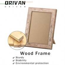 4x6 Picture Frame Display 4x6 Picture Distred Wn Wood Grain Poto Frame   And Tableat - Brown - View 6