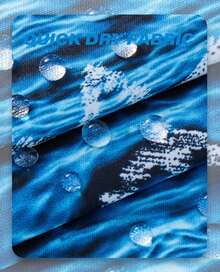 9inch Mens Swim Trunks: 2 In 1 With Compression Liner Stretch Quick Dry Drawstring Shark Pockets Beach Pool VacationA Valentine's Day HVGG - Họa tiết kaki - Xem 6