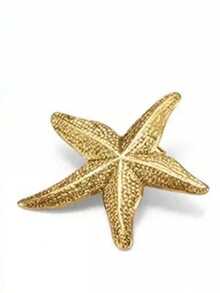 Starfish & Shell Hair Clips, Ocean Holiday Style Hair Accessories, Side Clip Bangs Clips, Flat Claw Hair Clips, Hair Clips, Hair Claws, School Supplies - Multicolor - View 6