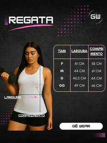Women's Tank Top, Gym Blouse, Fitness Fashion, Walking Clothes, Yoga - 白色 - 查看 8