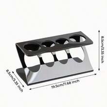 1pc Desktop Organizer Rack For Electric Toothbrush, Toothpaste, Shaver And Other Bathroom Essentials - Multicolor - View 5