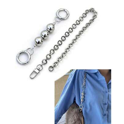New Alloy Bag Chain Strap, Underarm Bag Conversion Extension Chain Bag Strap Decoration Accessory, Shoulder Strap For Mahjong Bag, Dionysus Bag, Suitable For Handbag Chain, Luggage Accessories, Bag Decoration Chain, Metal Chain
