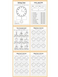 Bộ 1 sách bài tập nhận thức thời gian và toán học cho trẻ em + mô hình dán đồng hồ để dạy học, phù hợp cho giáo viên tiểu học. Mô hình dán đồng hồ kết hợp lý thuyết và thực hành, bao gồm đọc giờ và chuyển đổi đơn vị, giúp nâng cao hiệu quả giảng dạy. Phù hợp cho giáo dục cha mẹ - con cái, dùng được cho cả nam và nữ. Danh mục: Văn phòng phẩm, Đồ dùng học tập, Đồ chơi, Sản phẩm dành cho trẻ em - Nhiều màu - Xem 10